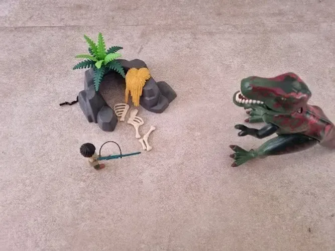 Playmobil fuga do dinossauro
