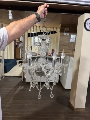 Candelabro de cristal