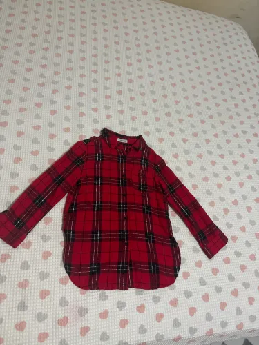 Camisa xadrez infantil menina 4anos