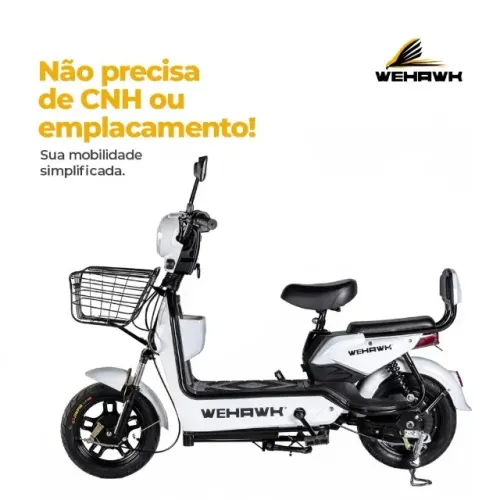 Oferta Scooter Elétrica WeHawk 600W 48V Link com Desconto Shopee