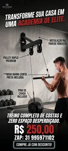 Pulley Premium - Costas e Tríceps