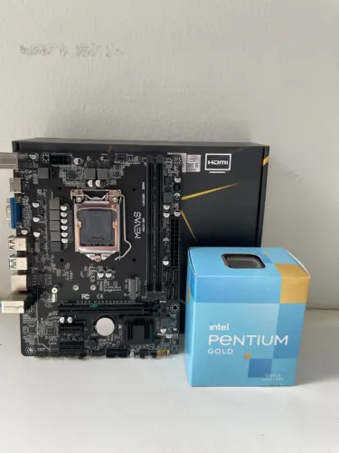 Kit Upgrade Intel  10ªGeração/pentium gold g6405 + placa mae h510 1200 ddr4  garantia e nf