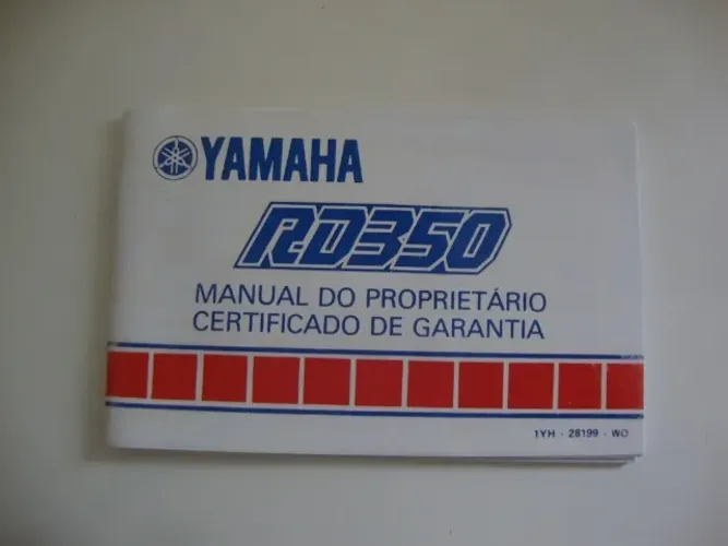 Manual Reprodução Yamaha RD 350 LC .
