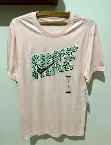 Nike The Nike Tee Rosa Claro Animal Print - Nova - Unissex P
