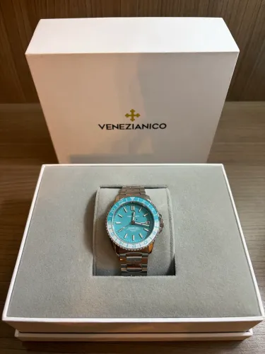 Relógio Venezianico Nereide GMT ?Cielo?