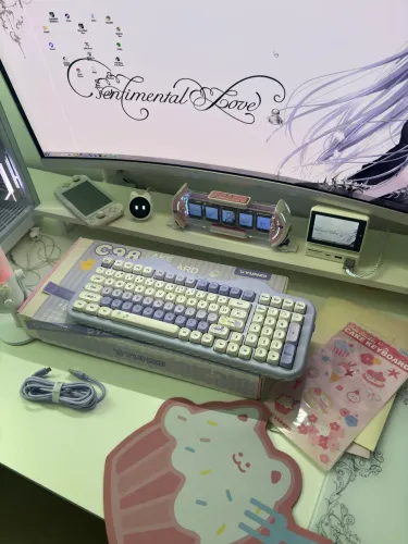 Teclado Yunzii C98 lilás 