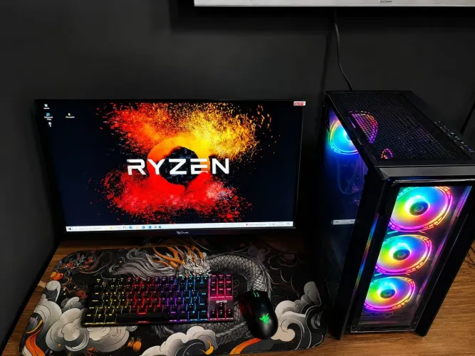 Pc gamer Ryzen 5 completo