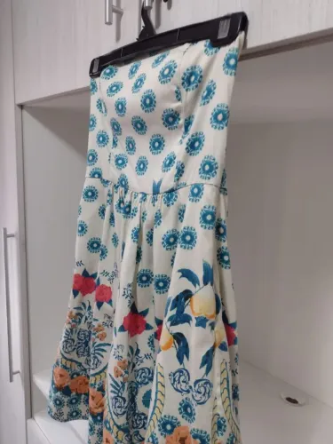 Vestido tomara que caia antix