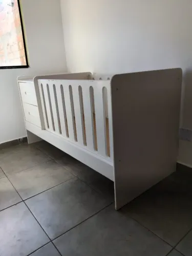 Berço Multifuncional com Cômoda Branco DF Entrega Grátis Hoje