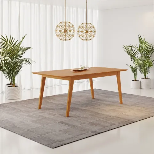 Mesa de jantar madeira 6 lugares ótimo estado