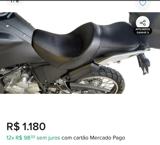 Banco muito confortável para tenere 250 e Lander 250