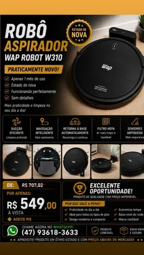 Robô aspirador Wap