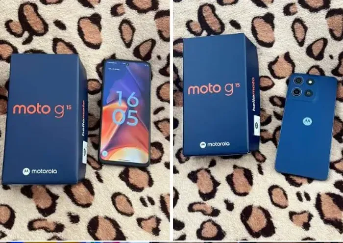 MOTOROLA MOTO G15 NA CAIXA - 128GB / NFC / 12GB DE RAM / BIOMETRIA / CARREGADOR TURBO