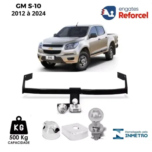 ENGATE REBOQUE GM S10 2012 A 2025  - ENGATE NOVO - PAJUÇARA