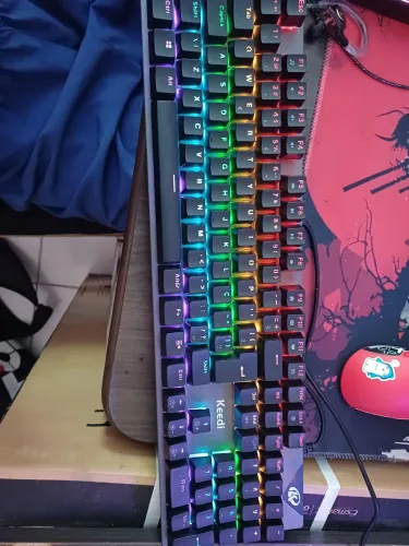 Teclado mecânico KEEdi TCC803 RGB