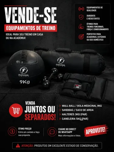 EQUIPAMENTOS PROFISSIONAIS PARA SEU TREINO! ?