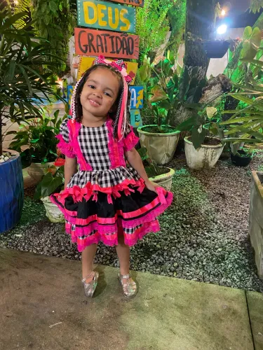 Vestido junino infantil