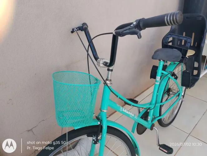 Bicicleta Ceci Verde Água
