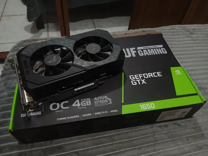 Placa De Vídeo Asus Tuf GTX 1650 4Gb