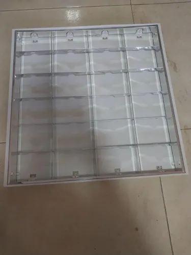 Luminaria de embutir c  aleta aluminio alto rendimento
