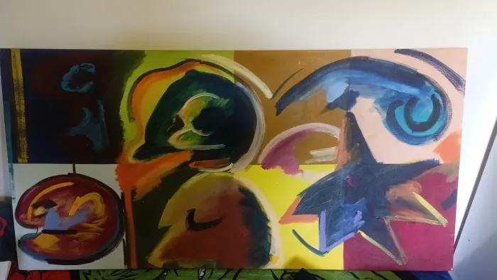 Quadro pintado pela artista Doris Ricardi.