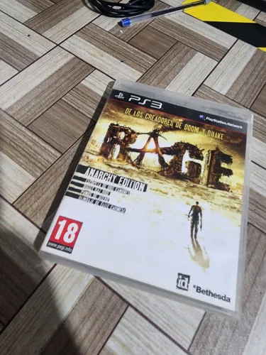 Jogo RAGE PS3 item raro de colecionador 