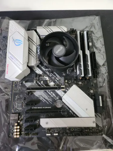 Kit placa mãe e processador