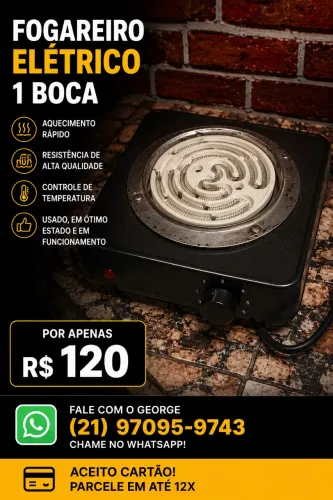 Fogão 1 boca 