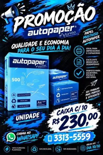Resma de papel autopaper A4 75gr