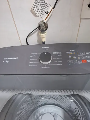 Máquina lavar brastemp 13Kg, branca.