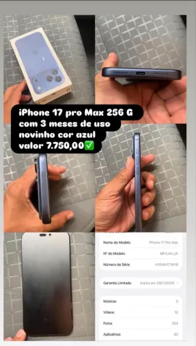 iPhone 17 pro max 