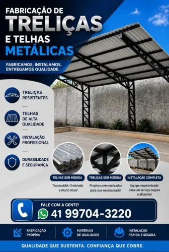fabricaçao e montagem de estrutura