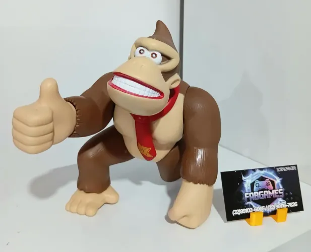 Boneco DONKEY KONG novo. Aqui na LOJA FABGAMES. Loja física