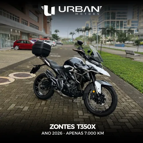 Zontes T350x - Baixo km - Impecável