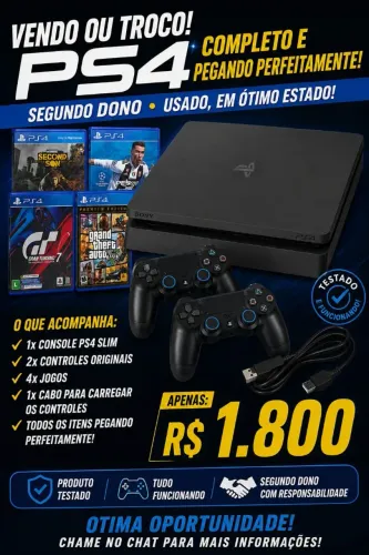Vendo Ps4