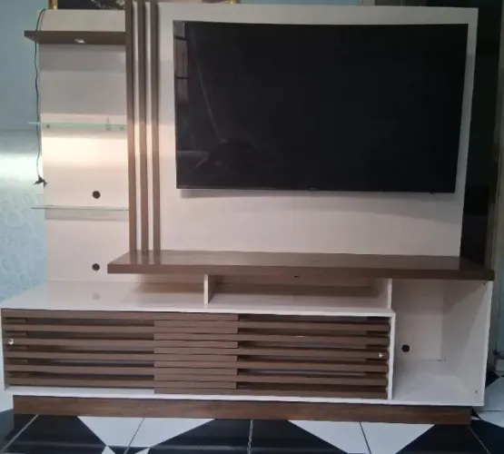 Estante com luz de Led TV até 55 polegadas