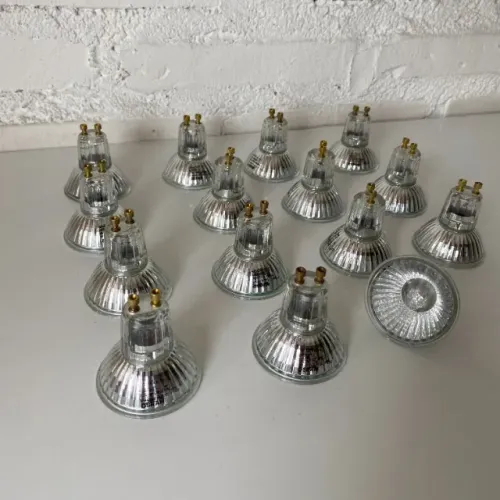 Rf025 15 unidades Lâmpada halógena dicróica halopar Osram original 50W 220v dimerizável Gu