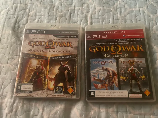 VENDO GOD OF WAR! 4 jogos da saga grega por 400 reais
