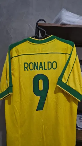 Camisa Brasil - Copa 1998 - Tamanho 2GG - Tailan...
