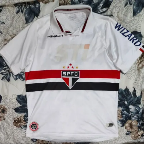 camisa original 2013 são paulo fc branca penalty tamanho gg 2014 spfc