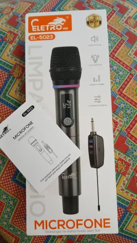 Microfone sem fio eletromex EL- 5023