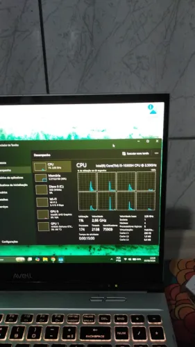 notebook avell a52 liv (aceito oferta) i5 de 10th gtx1650