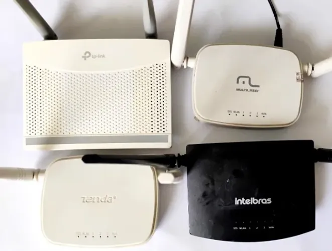 Roteador Usado 300Mbps 2 antenas*(Leia descrição)