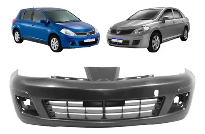 Parachoque Nissan Tiida 2008 2009 2010 2011 2012 2013 Preto
