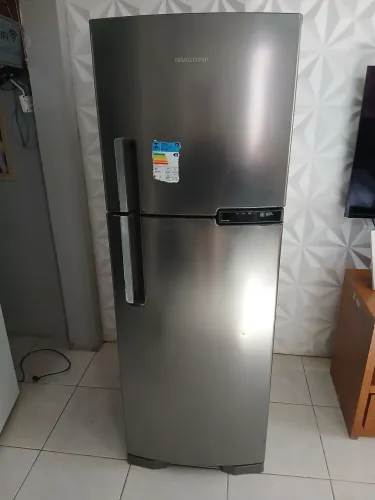 Geladeira brastemp frosfree inox 375lts 220v