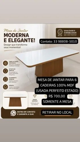MESA 06 LUGARES