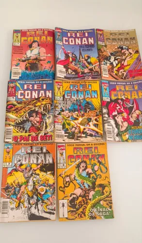 Coleção Rei Conan Completa (Ed. Abril) - 8 Edições - Marvel Comics"