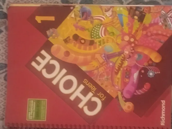 Richmond Choice 1, 2 e 3 o livro 1 tá sem CD, o livro 2 e 3 acompanhar CD todos novos