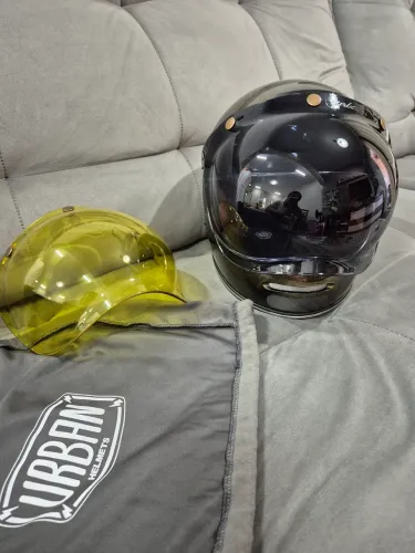 Capacete URBAN retrô café racer - linha premium 