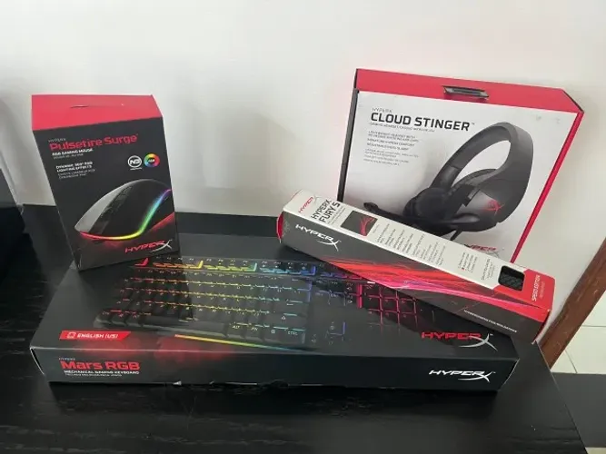 KIT GAMER HYPERX - COMPLETO